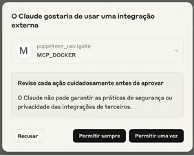 Docker MCP Toolkit Permissões